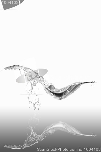 Image of background of water splashing 