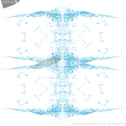 Image of abstract background of water splashing 