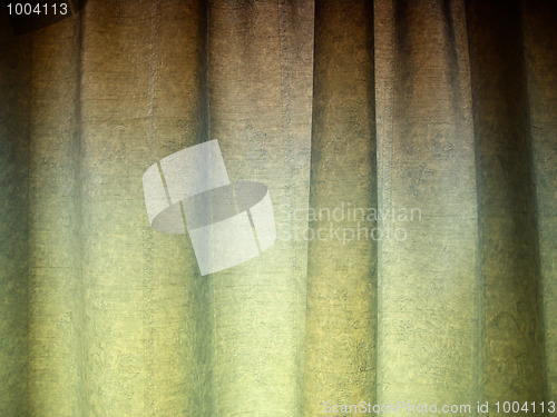 Image of Texture of blue curtain 
