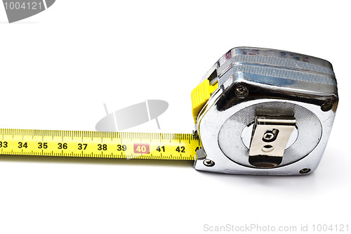 Image of Tape measure isolated on white 