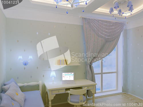 Image of Child`s bedroom interior