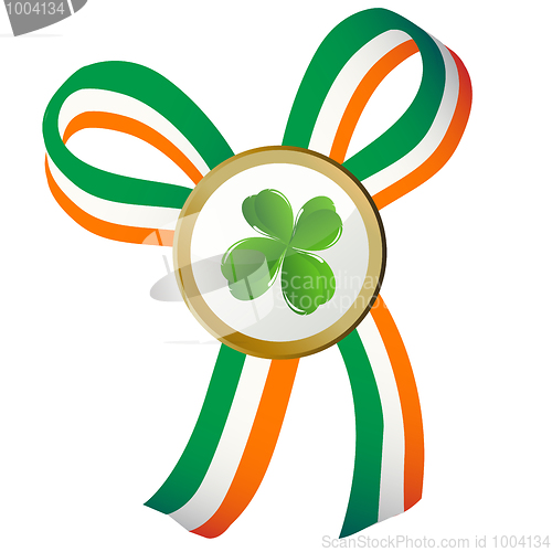 Image of Four leaves clover badge 