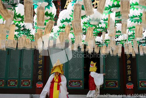 Image of Leaving the temple