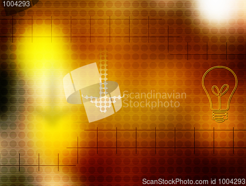 Image of Background - bulb & arrow