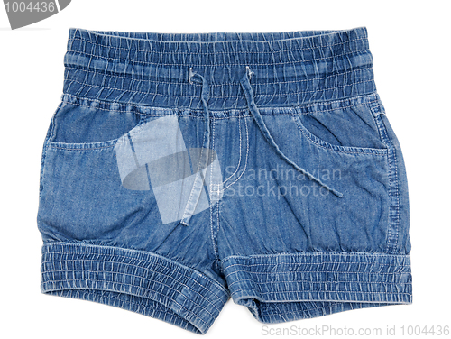 Image of Blue jeans shorts