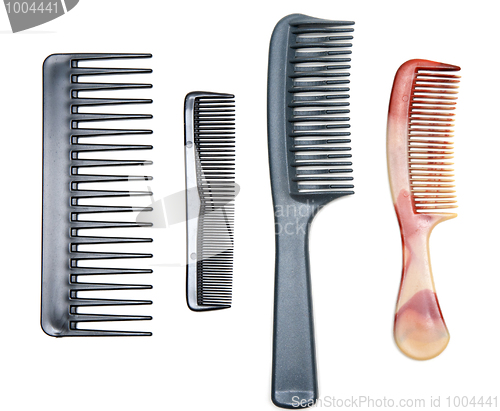 Image of Four plastic combs