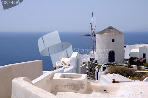 Image of View of the Windmill and the Sea