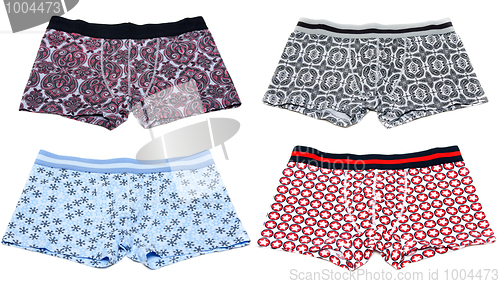 Image of Four male panties collage