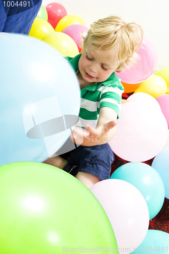 Image of Playing with baloons