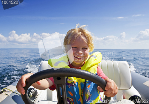 Image of Young helmsman