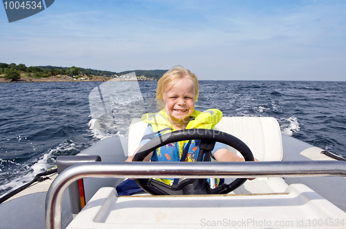 Image of Young helmsman