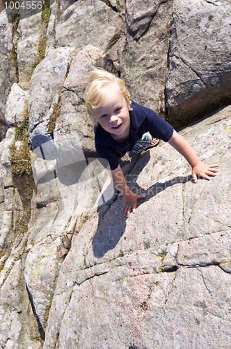 Image of Climbing boy