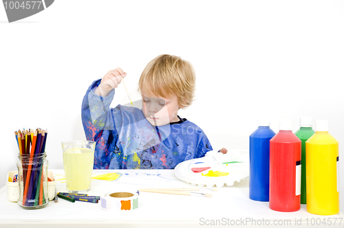 Image of Young painter