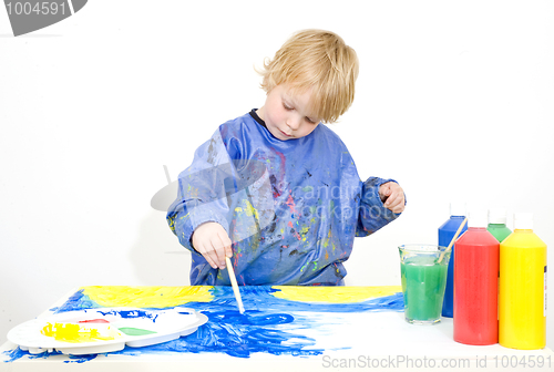 Image of Young painter