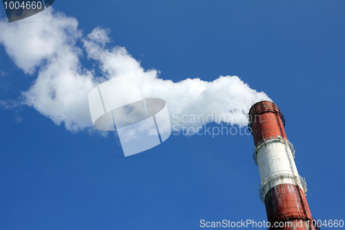 Image of factory chimney with smoke