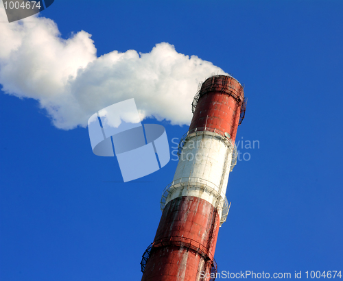 Image of factory chimney with smoke