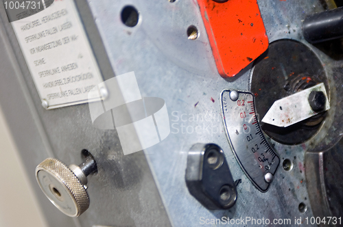 Image of Printing press controls