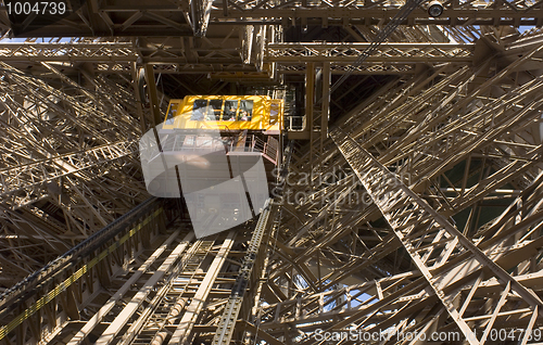 Image of Eiffel tower elevator