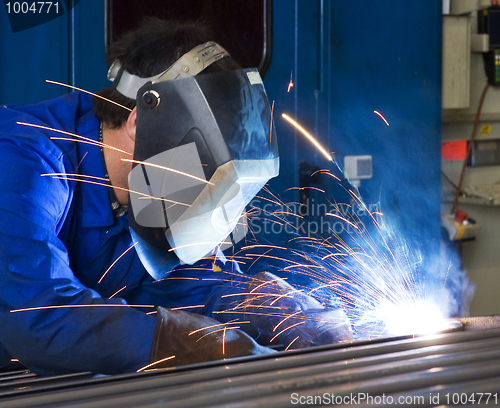 Image of Welder at work