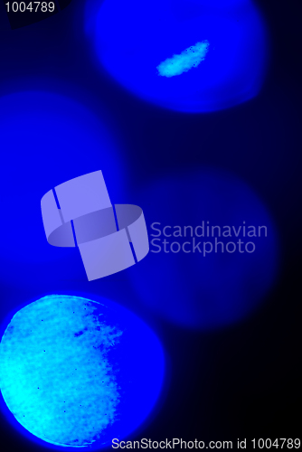 Image of Glittering blue lights       