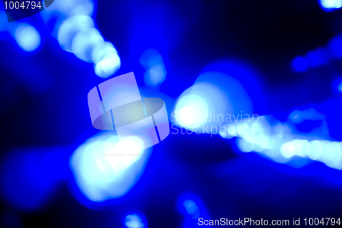 Image of Glittering blue lights        