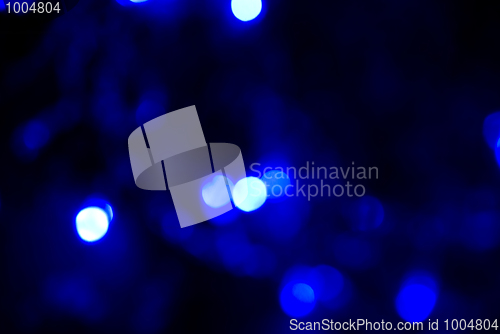 Image of Glittering blue lights         