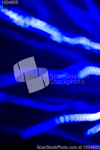 Image of Glittering blue lights         