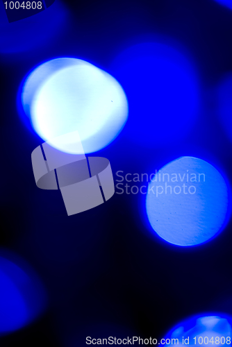 Image of Glittering blue lights        