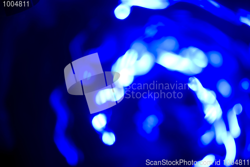 Image of Glittering blue lights         