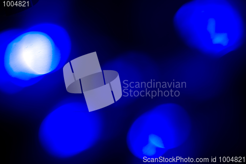 Image of Glittering blue lights        