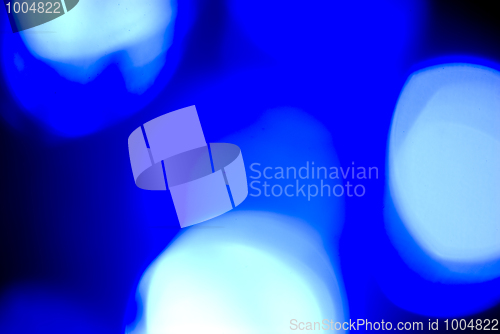 Image of Glittering blue lights         