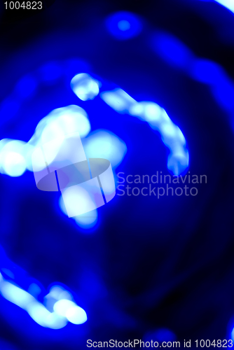 Image of Glittering blue lights        