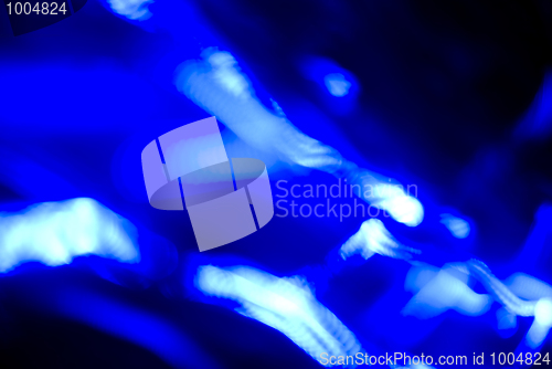 Image of Glittering blue lights        