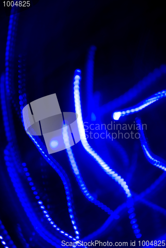 Image of Glittering blue lights        