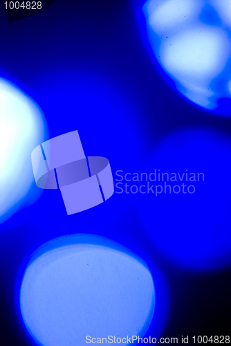 Image of Glittering blue lights       