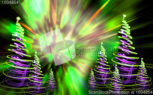 Image of xmas forest