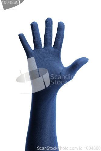 Image of Blue hand