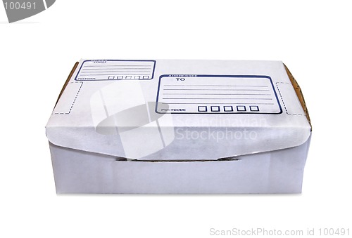Image of White Cardboard Box