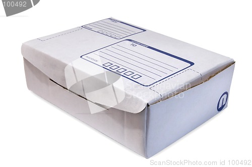 Image of White Cardboard Box