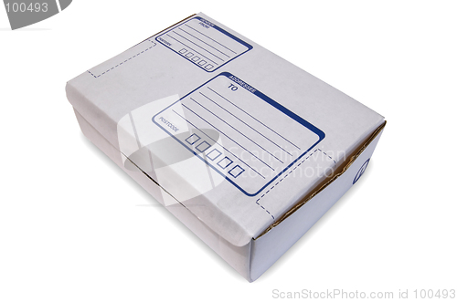 Image of White Cardboard Box