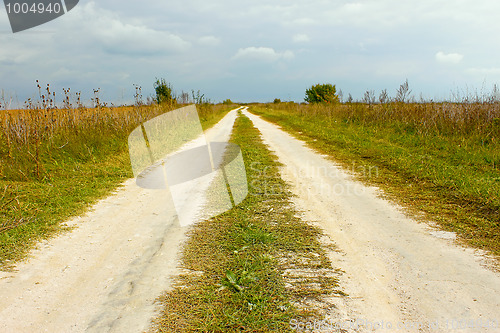 Image of Rural covered with white sandstone road
