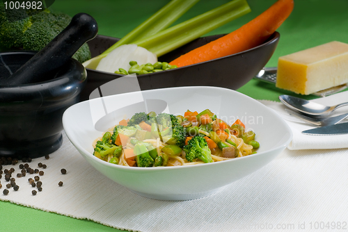 Image of vegetable pasta