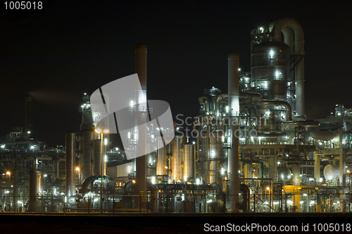 Image of Petrochemical Industry at Night