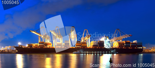 Image of Container Ship panorama