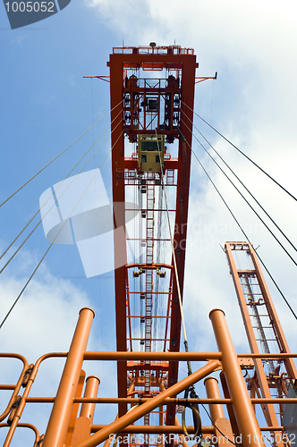 Image of Container hoisting rig