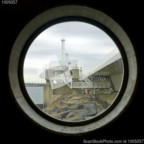 Image of Through view on the barrier