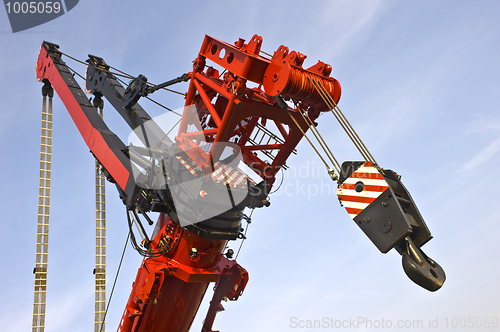 Image of Detail of the worlds largest mobile crane
