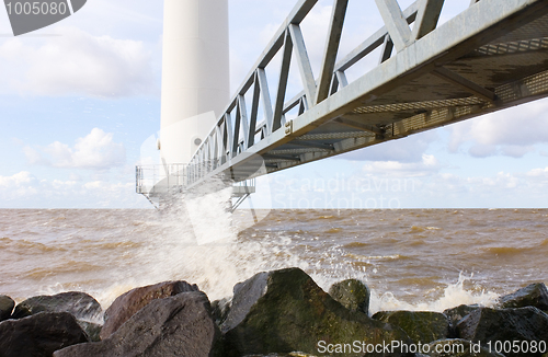 Image of Wind turbine jetty