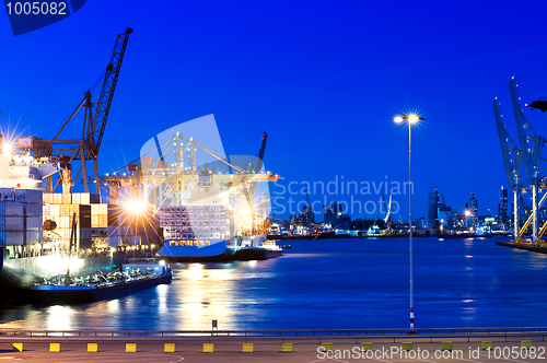Image of Rotterdam harbor