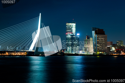 Image of Rotterdam by night